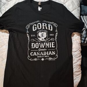Gord Downie Black T-Shirt - Genuine Canadian Rock N' Roll